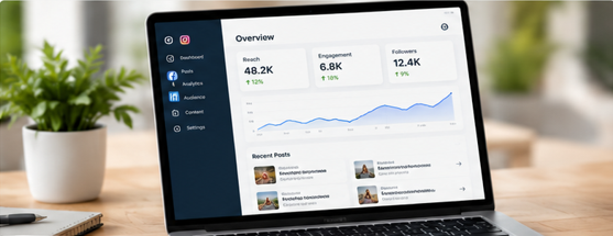 Social media campaign project preview