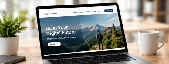 Website design project preview